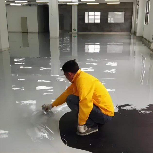 简阳防腐防静电地坪,防腐防静电自流平地坪产品图1